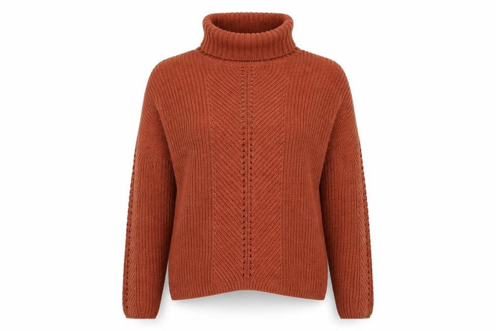 Miss Selfridge Womens Brown   Pullover Jumper Size 6