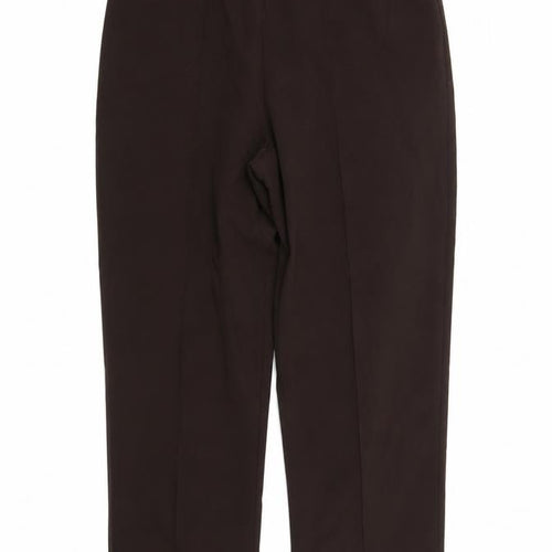Isle Womens Brown   Trousers  Size 14 L28 in