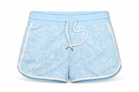 ASOS Womens Blue Floral  Hot Pants Shorts Size M