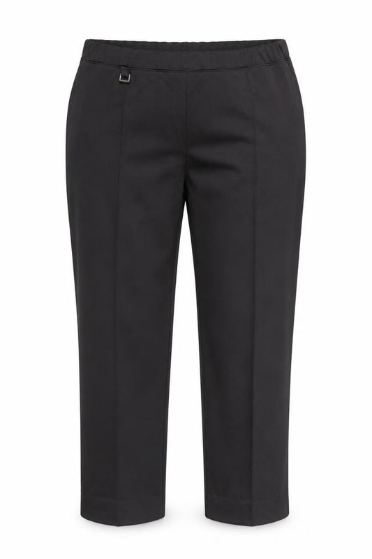 Front view of Marisota women’s grey trousers, size UK 18, 25-inch leg