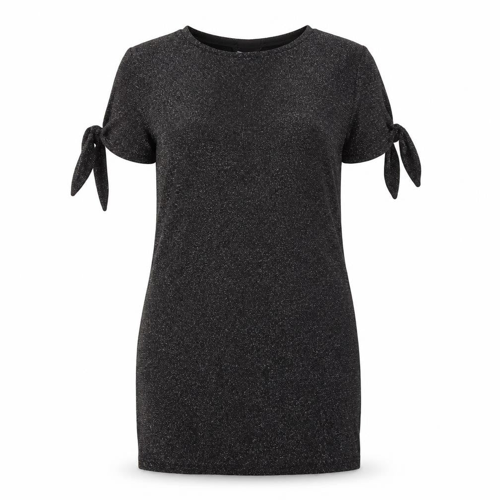 Front view of Dorothy Perkins women’s black a-line, size UK 6