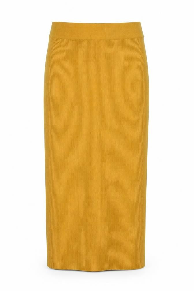 Hera London Womens Yellow   A-Line Skirt Size L