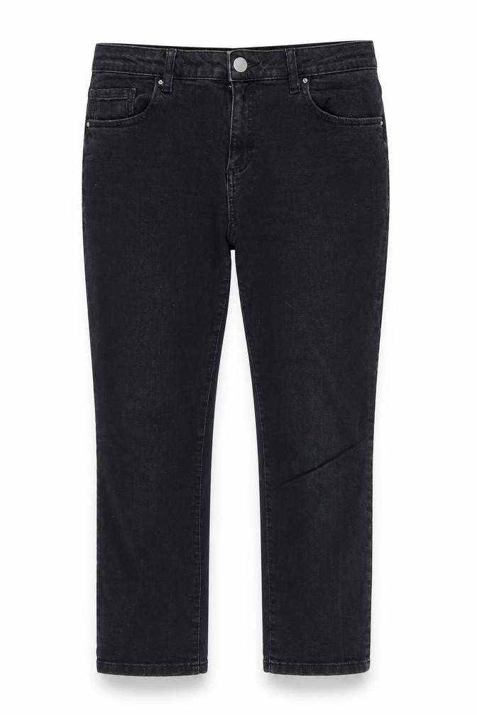 Taylor Womens Black  Denim Straight Jeans Size 8 L28 in