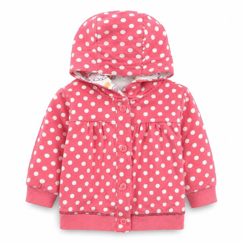 Marks and Spencer Girls Pink Polka Dot  Jacket  Size 3-6 Months