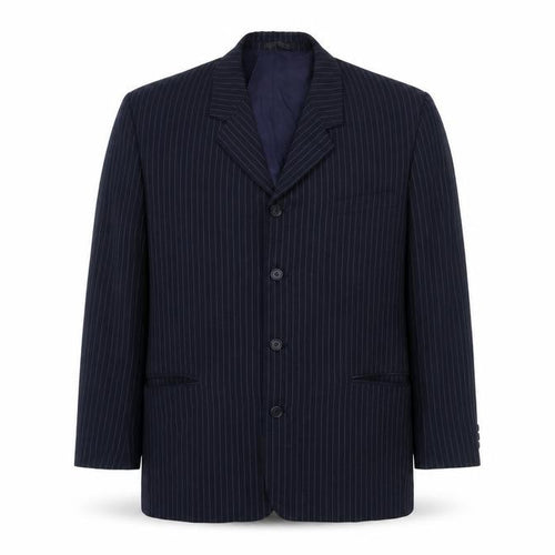 Woods & Gray Mens Blue Striped  Jacket Suit Jacket Size 40