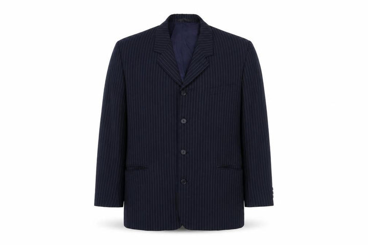 Woods & Gray Mens Blue Striped Jacket Suit Jacket Size 40