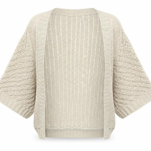 Dorothy Perkins Womens Beige   Shrug Jumper Size 10