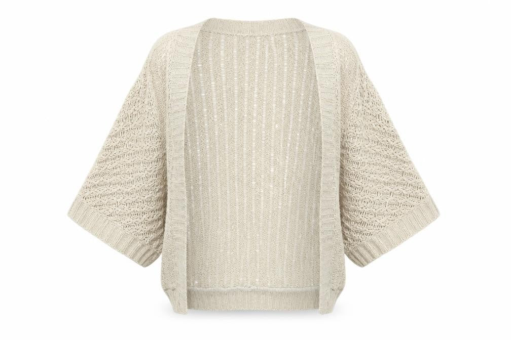 Dorothy Perkins Womens Beige   Shrug Jumper Size 10