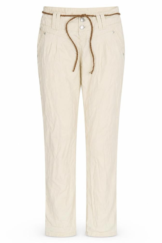 TALLY WEiJL Womens Beige   Carrot Trousers Size 6 L27.5 in - Belt included
