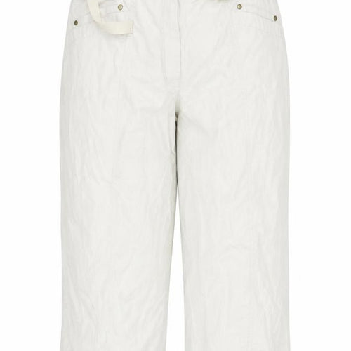 Jensen Womens Beige   Capri Trousers Size L L24.5 in