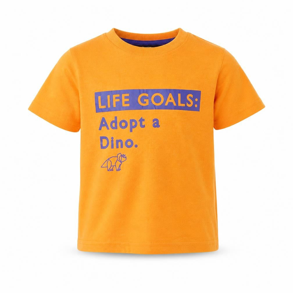 George Boys Orange   Basic T-Shirt Size 2-3 Years
