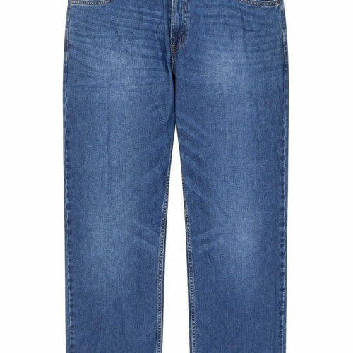 Studio Denim  Womens Blue  Denim Straight Jeans Size 36 in L30 in