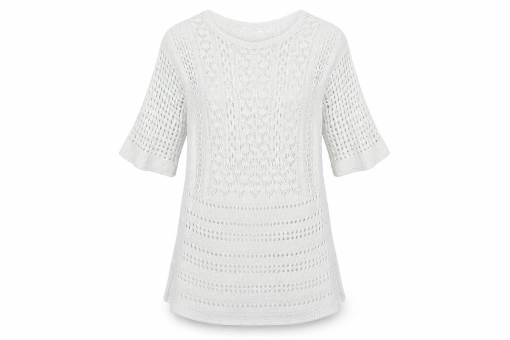 Warehouse Womens White   Pullover Jumper Size 6