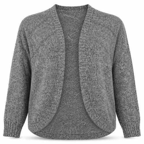 wear your impact Womens Grey   Cardigan Jumper Size M