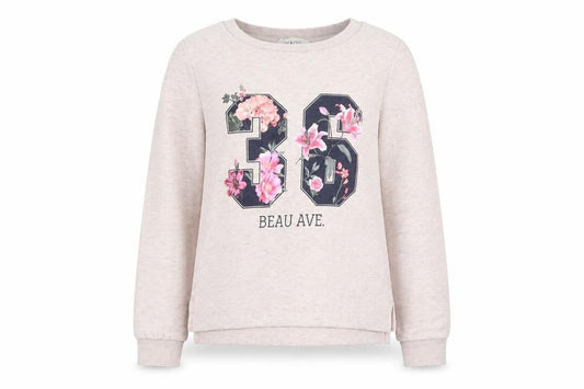 Front view of H&M girls’ pink jumper, size 9-10, years