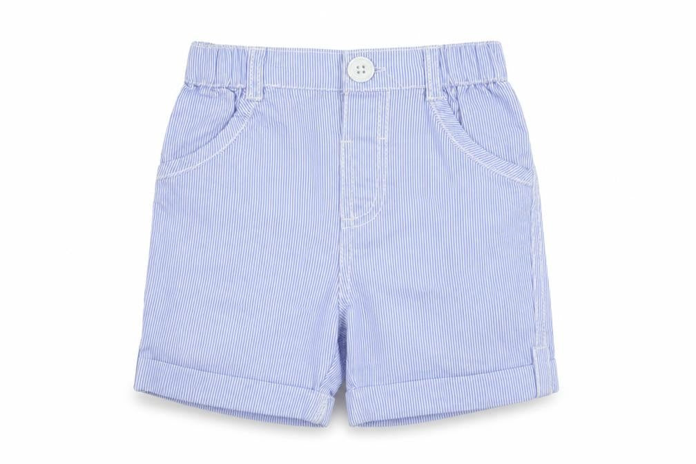 George Baby Blue Striped  Cargo Trousers Size 9-12 Months