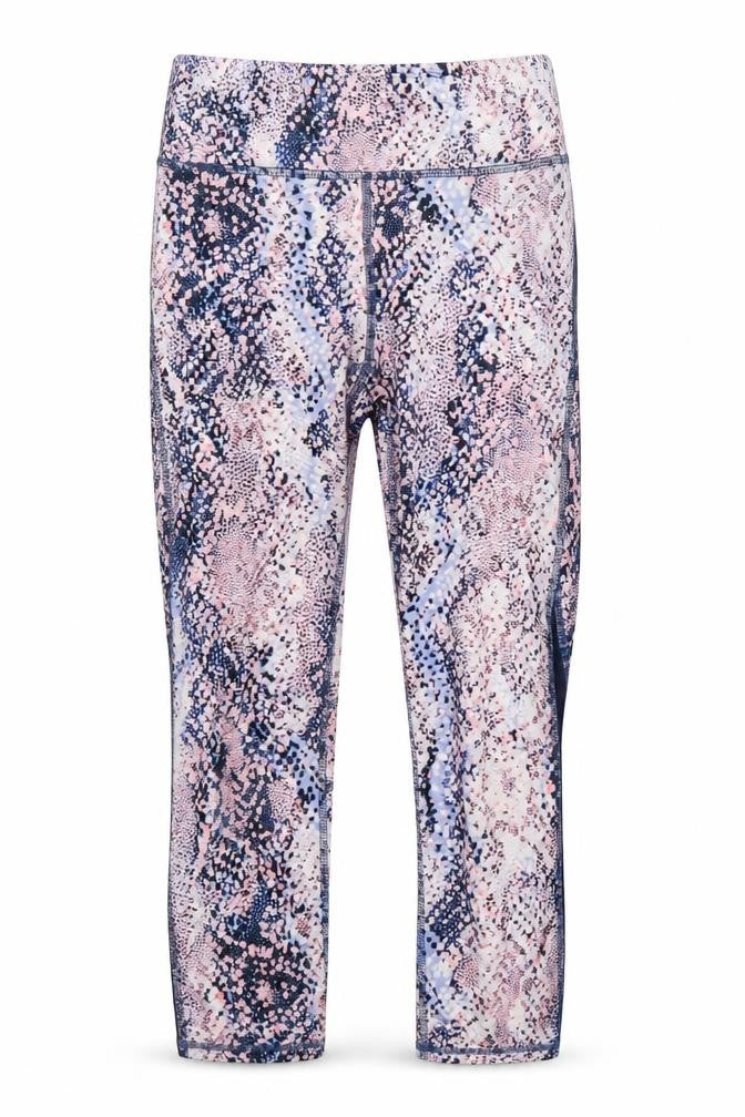 F&F Womens Pink Flecked  Cropped Leggings Size XS L22 in - Purple