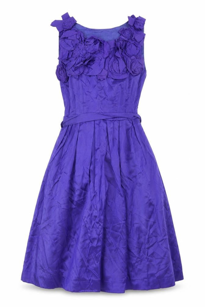 Coast Womens Purple   Ball Gown  Size 8