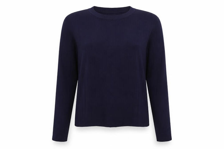 Mango Womens Blue  Knit Pullover Jumper Size S