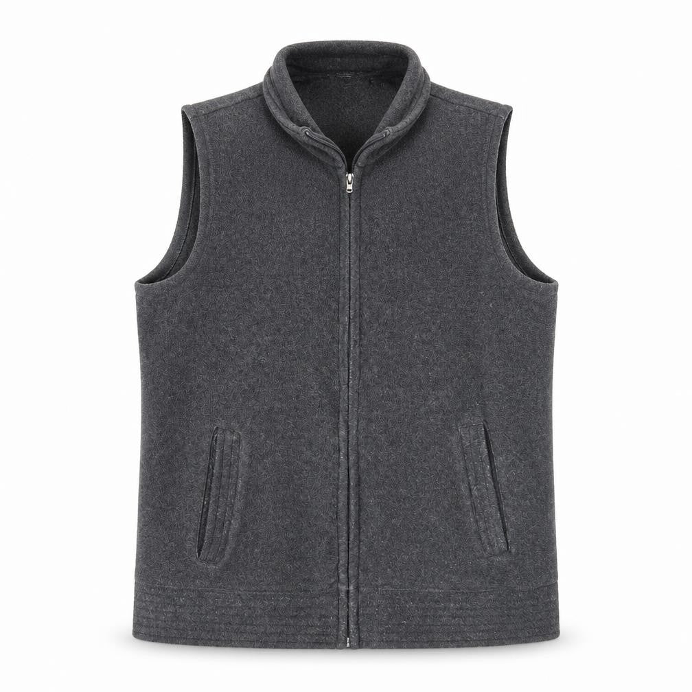 Front view of Bonmarché women’s grey full zip jumper, size XL