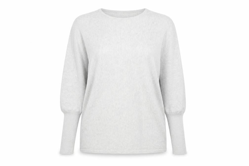Marbel Womens Grey   Pullover Jumper Size XS