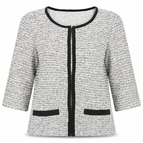 BM Womens White   Cardigan Jumper Size S