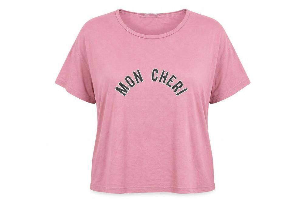 New Look Womens Pink   Top Pyjama Top Size M  - Mon Cheri