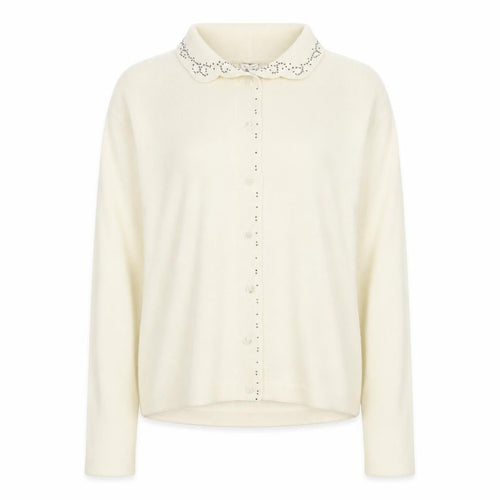 Draylon Womens Ivory   Cardigan Jumper Size M