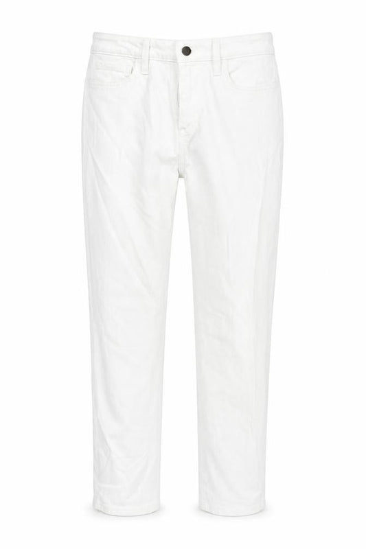 Front view of Joe women’s white mom jeans, size UK 28, 30-inch leg
