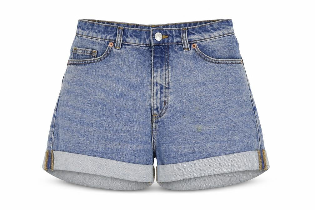 Monkl Womens Blue   Hot Pants Shorts Size 26 in