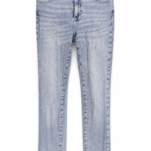 Never Denim Womens Blue   Skinny Jeans Size S L26 in