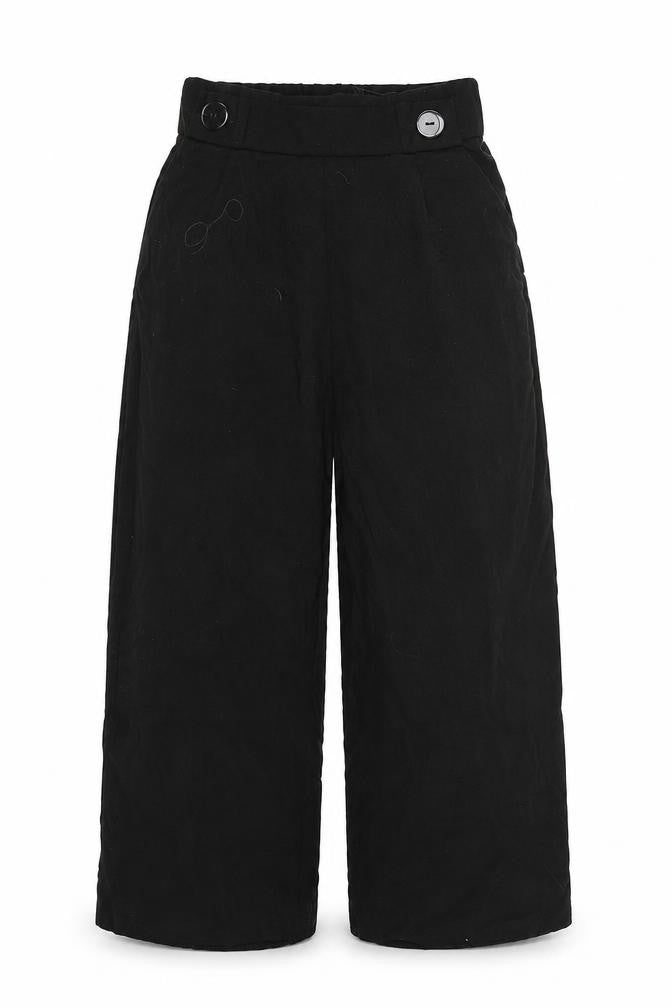 Zara Womens Black  Rayon Bloomer Trousers Size S L24 in