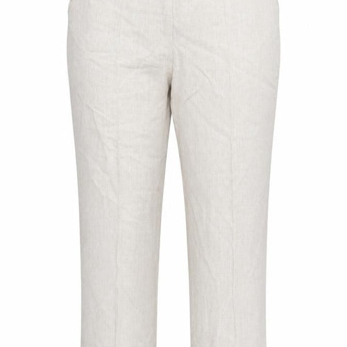 Marks and Spencer Womens Beige  Rayon Trousers  Size 16 L28 in