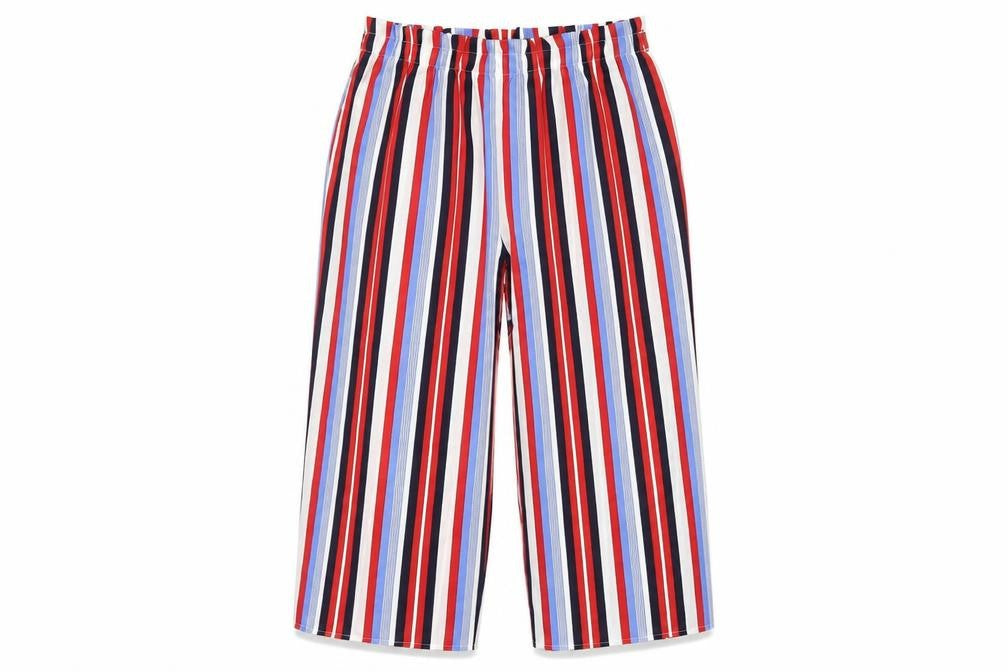 George Womens Blue Striped  Trousers  Size 14 L20 in