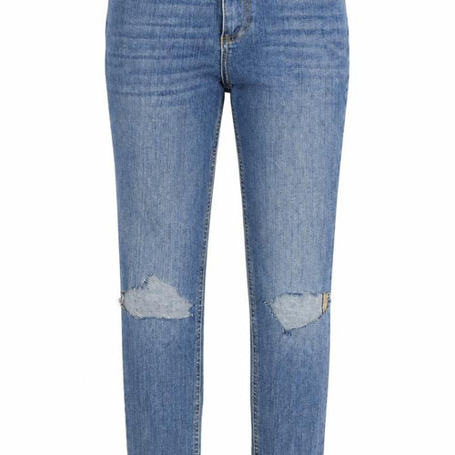 Preworn Womens Blue  Denim Skinny Jeans Size 26 in L29 in