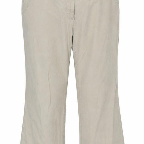 Papaya Womens Grey   Trousers  Size 14 L23 in
