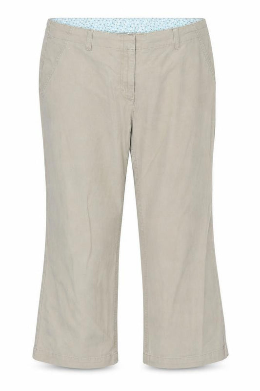 Front view of Papaya women’s grey trousers, size UK 14, 23-inch leg
