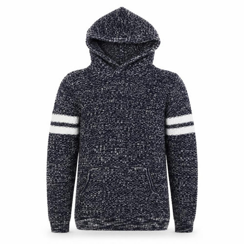 Matalan Boys Blue  Knit Pullover Hoodie Size 12 Years