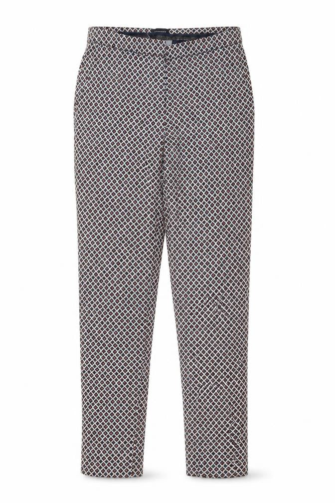Reversed Womens Beige Floral  Trousers  Size 36 L27 in