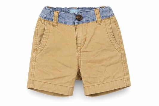 Front view of Gap boys’ brown cropped trousers, size 12-18, months