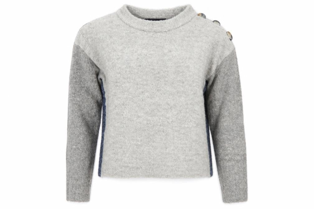 Marks and Spencer Womens Grey  Knit Pullover Jumper Size S
