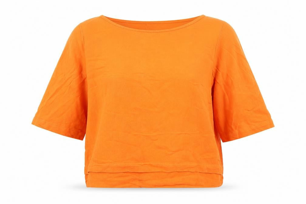 River Island Womens Orange   Basic T-Shirt Size 10
