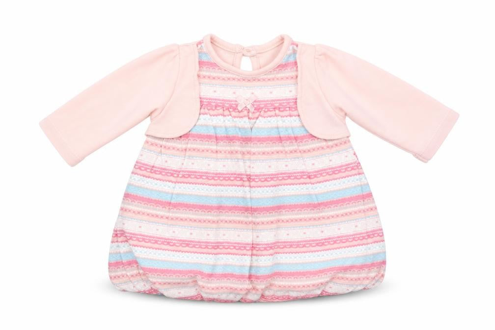 Front view of George girls’ pink a-line one size