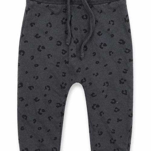 Disney Boys Grey Animal Print  Jogger Trousers Size 9-12 Months