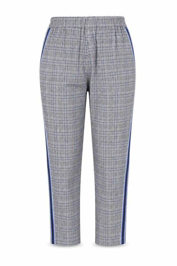 Priark Womens Multicoloured Check  Pedal Pusher Trousers Size 12 L25 in
