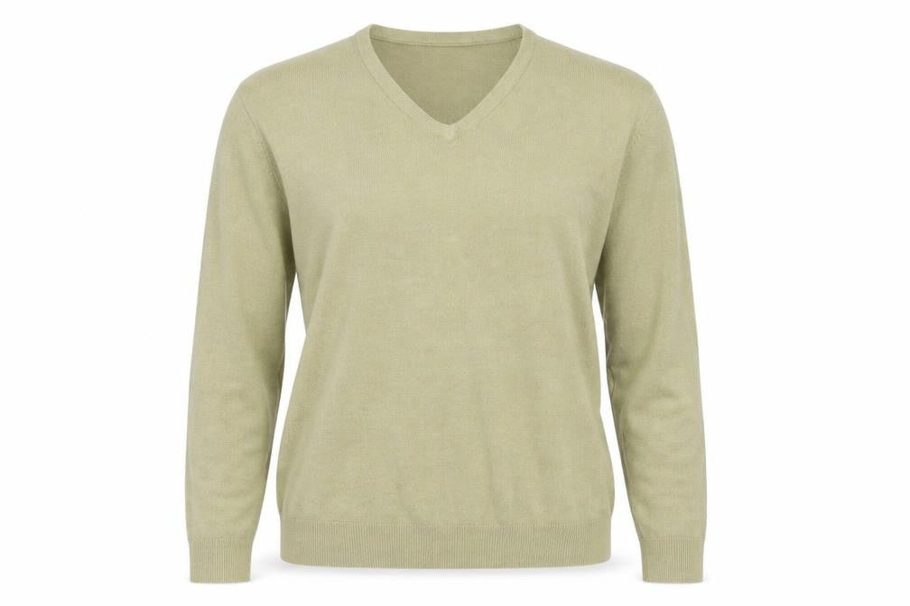 Front view of Kingston women’s green jumper, size L
