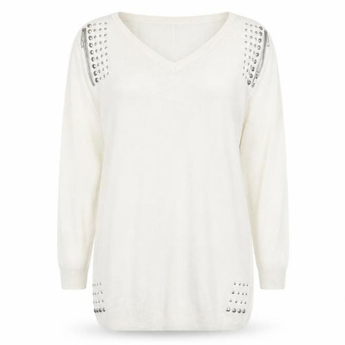 Wallis Womens Ivory   Pullover Jumper Size S