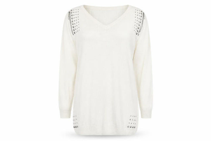 Wallis Womens Ivory Pullover Jumper Size S