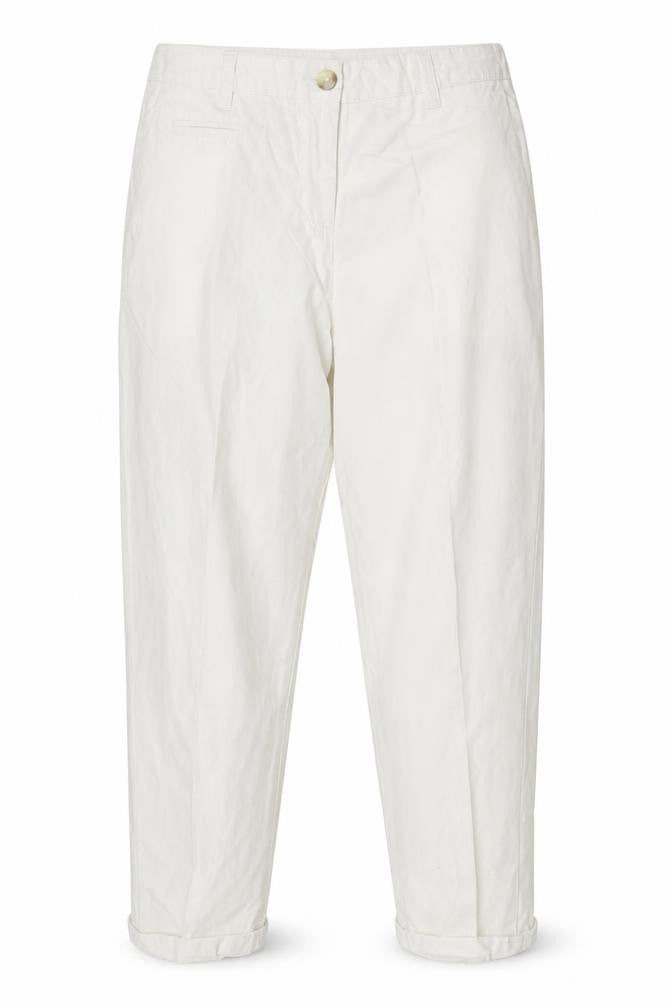 LABEL BE Womens White   Trousers  Size 12 L23 in