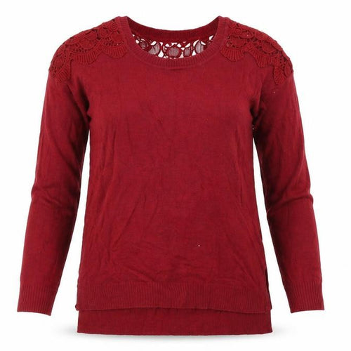 hippie rose Womens Red   Pullover Jumper Size 6  - Embroidered detail